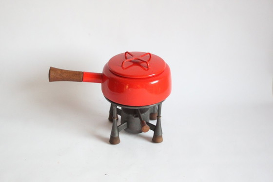 Image 1 of Set per fonduta di Jens Quistgaard per Dansk Designs, Danimarca anni '50