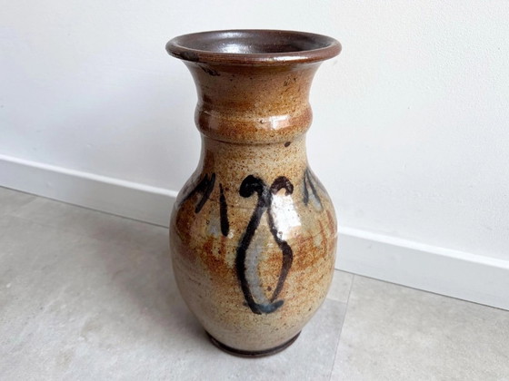 1x Large Vintage Studio Ceramic Floor Vase / Vase (photo 8 of 8)