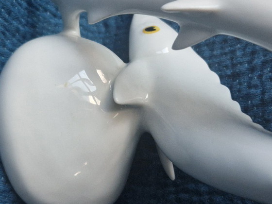 Image 1 of Störpaar aus feinem Hollohaza-Porzellan