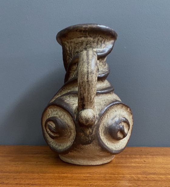 West Germany Vase by Carsten Tonnieshof Model 6034-25 Brutalist – Ceramic (photo 7 of 12)