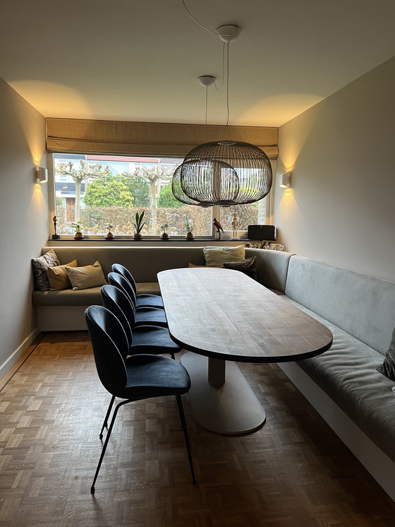 Image 1 of Prachtig notenhouten blad!