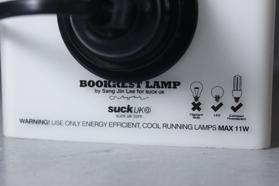 Image 1 of Opaline table lamp with book rest, designed by Sang Jin Lee for Suck UK