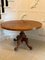 Antique Victorian Six-Seater Oval Tilt-Top Centre Dining Table in Burr Walnut, 1860 – Porcelain (photo 6 of 17)