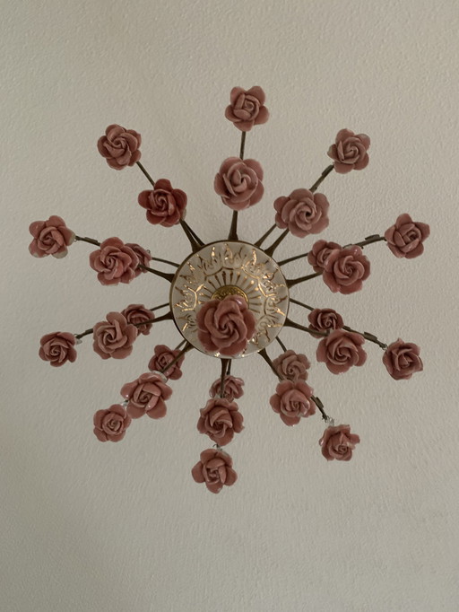 Italiaanse porseleinen hanglamp