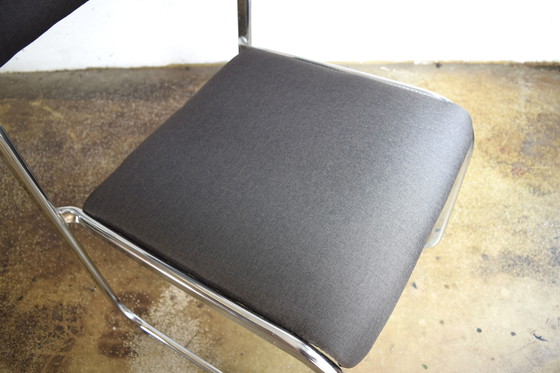 Image 1 of 2x Space Age Chrome Chairs Chrome chairs 70s vintage chair