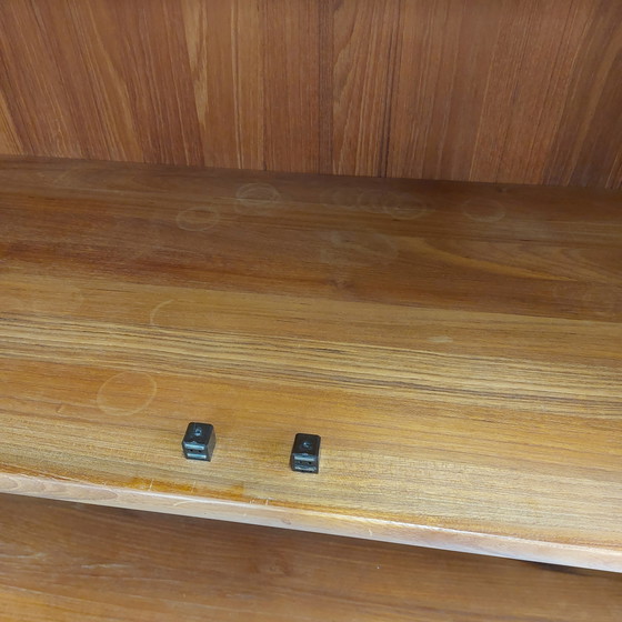 Image 1 of Vintage Dyrlund display cabinet, arched cabinet with lighting