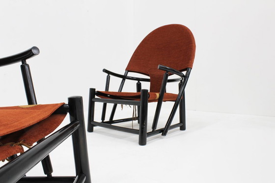 Image 1 of Vintage Hoop armchairs by Piero Palange for Germa, set of 2
