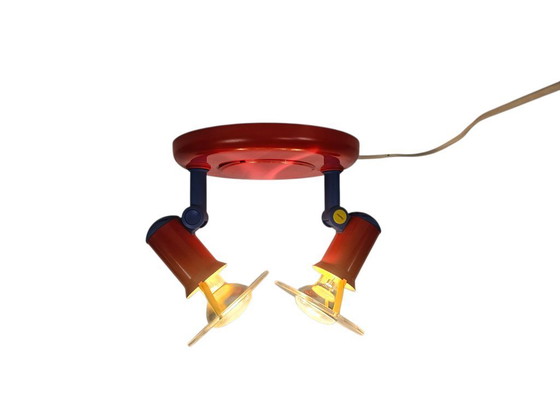 Image 1 of Ceiling spotlights - Memphis Milano style - postmodern - 80s