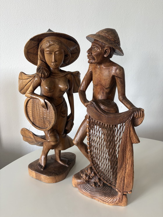 Small Wooden Statue – Sculpture (photo 6 of 7)