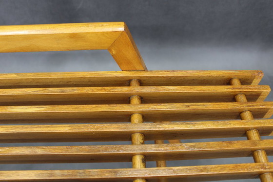 Image 1 of 1960er ULUV Blumenständer aus massiver Buche, Tschechoslowakei