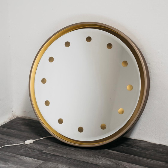 Image 1 of Rimadesio Hollywood Regency Backlit Mirror 1970s Modern Design