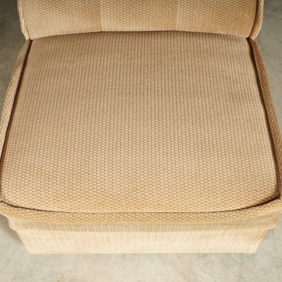 Image 1 of Sofá esquinero modular de tela de mediados de siglo (años 60)