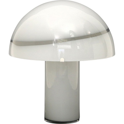 Lampe de table vintage en verre de Murano par Carlo Nason pour Mazzega, 1970