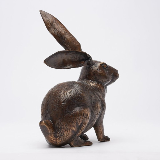 Scultura Lepre Bronzo 35 Cm – Oggetti decorativi, Bronze (photo 4 of 5)