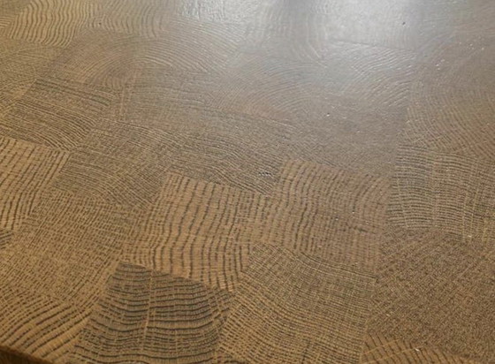 Image 1 of Table de salle à manger carrée Van Rossum en bois de bout