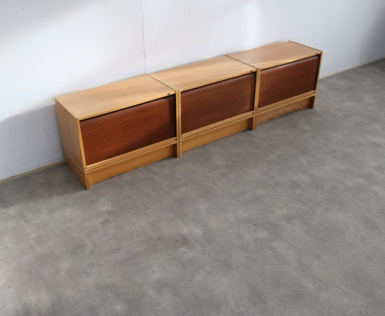 Image 1 of 3x vintage Swedish filing cabinets