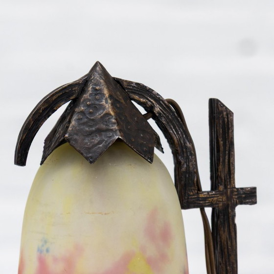 Image 1 of Lámpara de mesa francesa Art Déco Degué