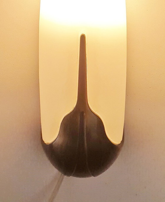 Image 1 of Herda - Wall lamp - 20.0605/1 - Glass, Metal