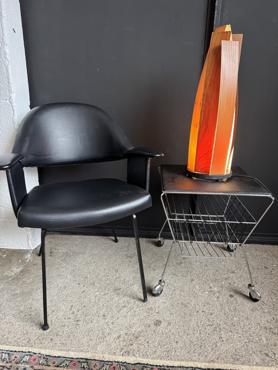 Image 1 of Black armchair from the 1950s