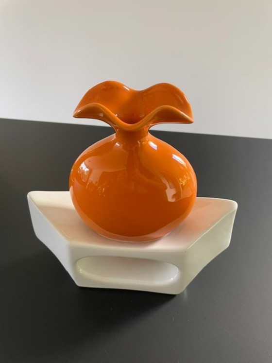 Image 1 of Unique ceramic designer vase – modern sculptural design