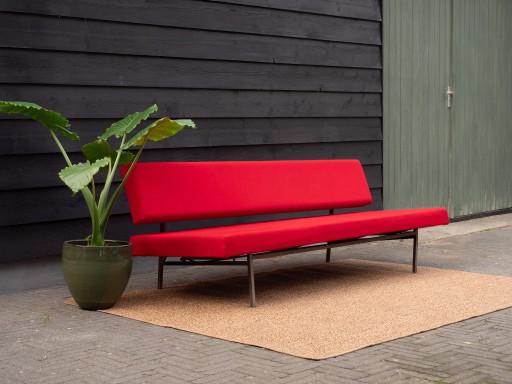 Vintage Gelderland Schlafsofa | Rob Parry Tagesbettsofa | Rot – 2 zitsbanken, Wool