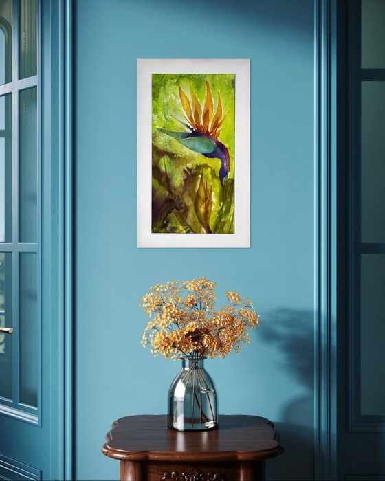 Image 1 of Eugène Eechaut (1928-2019) - Strelitzie - 1968. Signé