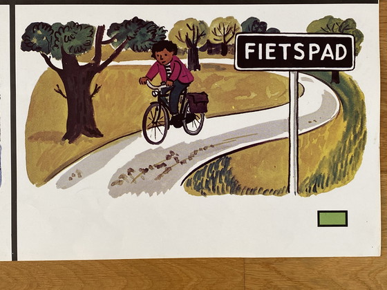 Image 1 of Vintage traffic poster 59.5 x 84 cm