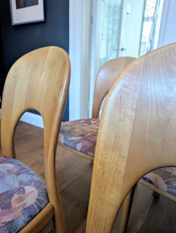 Image 1 of 4x Niels Koevoed Dining Chairs Danish Vintage Design
