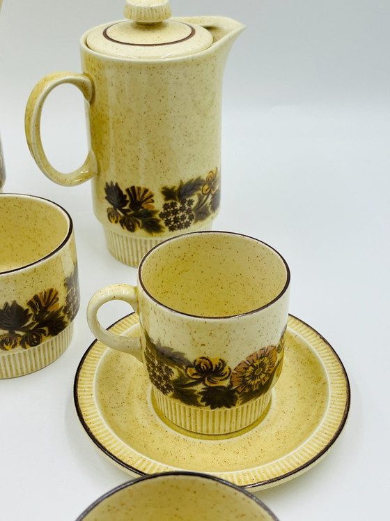 Image 1 of Poole Pottery Thistlewood koffieservies voor 4 personen