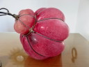Venetiaanse lantaarn van rood mat Muranoglas