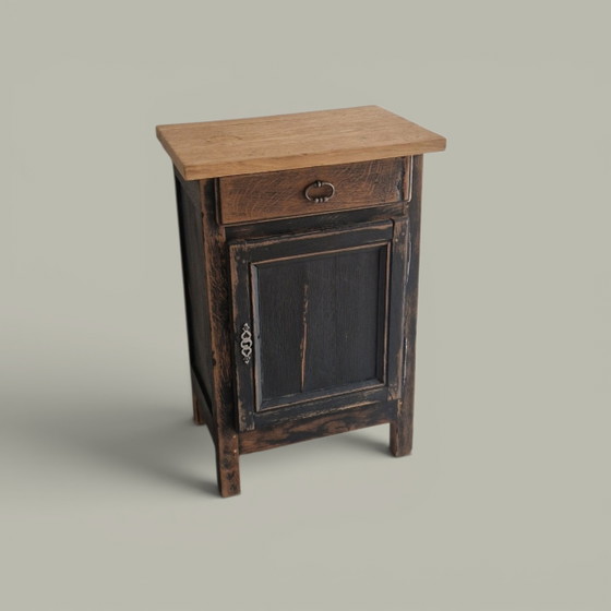 Image 1 of Tavolino rustico in stile country - Inizi del XX secolo
