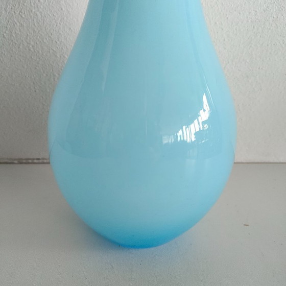 Image 1 of vintage dubbele bolvaas bloemenvaas jaren 70