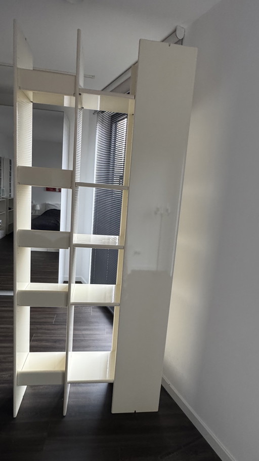 Bibliothèque/séparateur de pièce italien « Olinto »