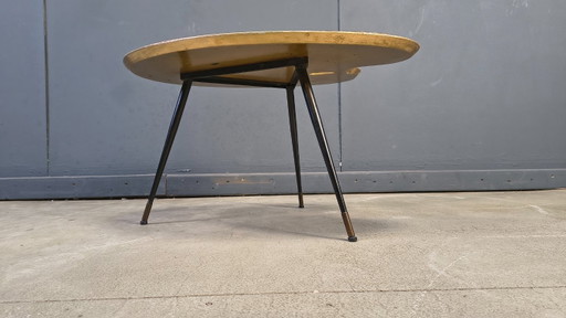 Mid Century Italian Coffee Table, 1950s – salontafels, Metal, Wood (photo 2 of 9)