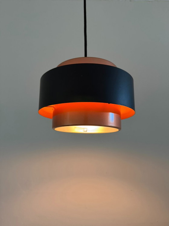 Vintage Fog & Morup Juno Pendant - Jo Hammerborg - Danish Design Lamp – Fog & Mørup, Pendant lamps, Aluminium (photo 2 of 11)