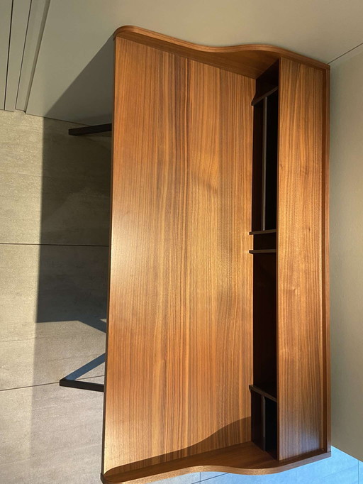 Urseline Desk European Walnut - Ligne Roset Designer: Pierre Paulin