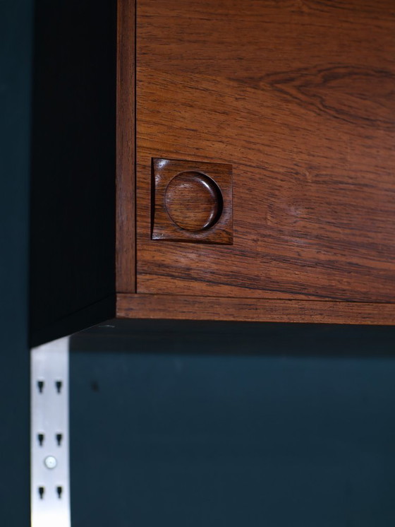 Image 1 of Albert Hansen rosewood chrome Danish wall system