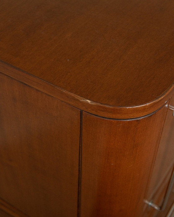 Meuble Art Déco italien en bois avec détails chromés, années 1930 – Armoires de rangement, Wood (photo 17 of 17)