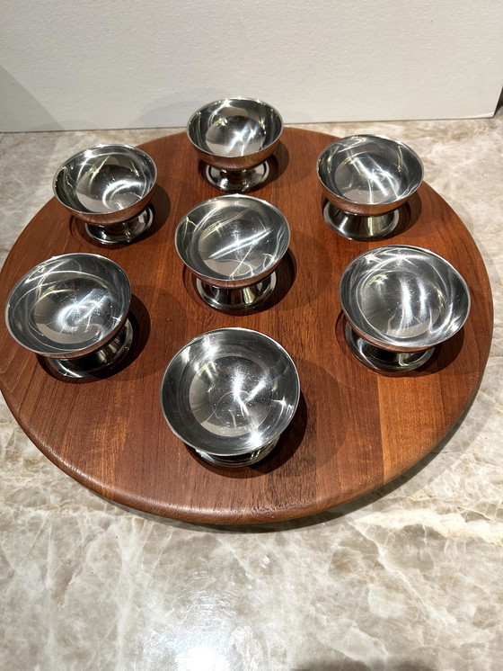 Image 1 of Piatto da portata in teak Lazy Susan Digsmed