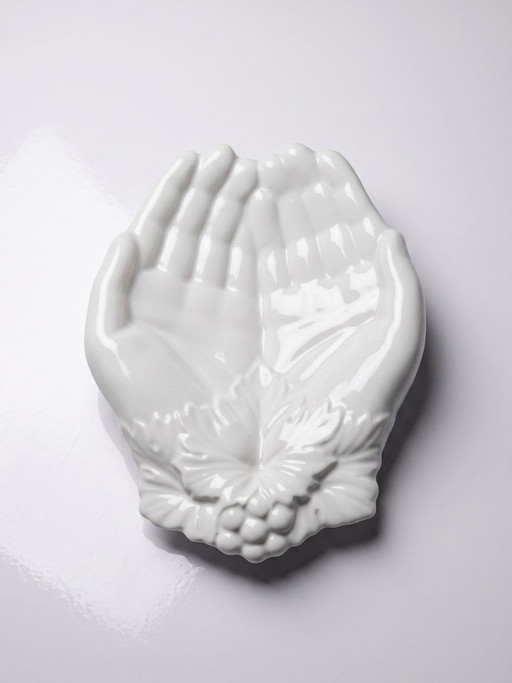 Sierbakje Hand van Georges Sand Naar Cocteau GDA Limoges Ongesigneerd – decoratieve objecten, Porcelain