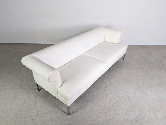 Image 1 of Canapé original Wittmann en cuir beige crème clair