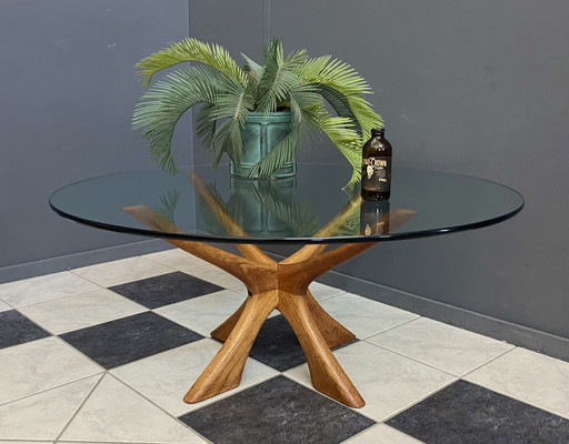 Model T-118 salontafel van Illum Wikkelsø voor Niels Eilersen, jaren 1960