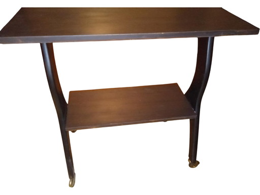 Teak double-level sideboard