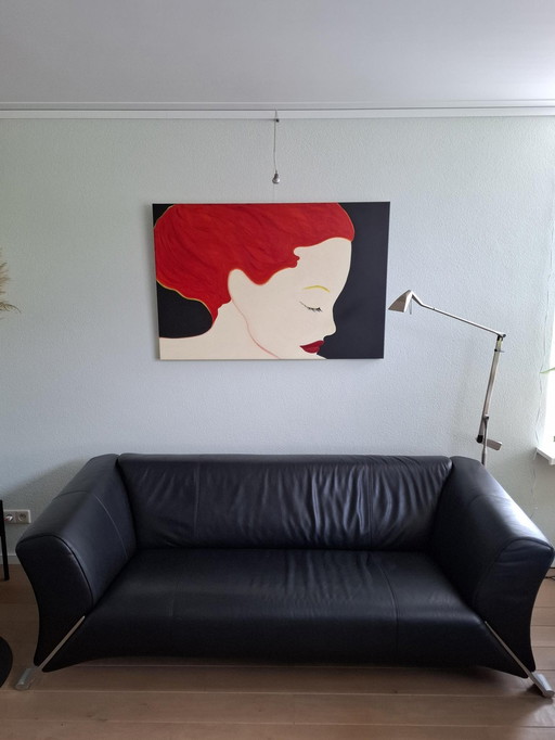 Rolf Bens 322 sofa black