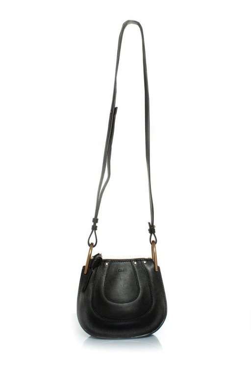 Chloe, borsa a tracolla Mini Hayley nera