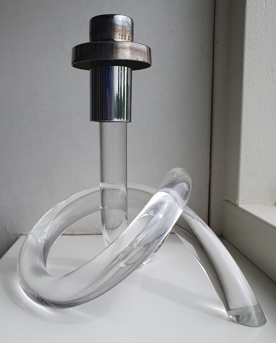 Image 1 of Candlestick 'pretzel' by Dorothy C. Thorpe