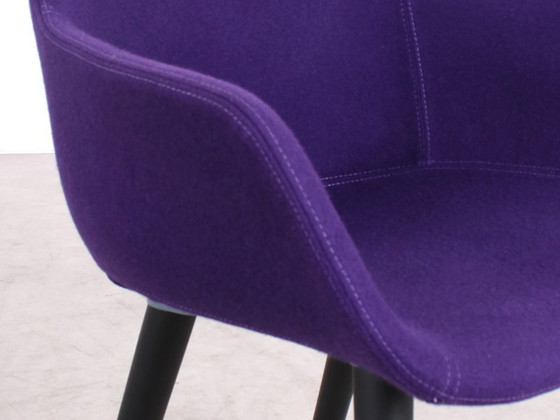 Image 1 of 4x Crassevig Pola Round P/4W chair purple