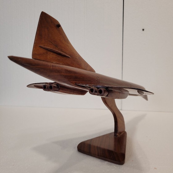 Image 1 of Modello di aereo "Concorde", legno, f. s. XX - Inghilterra