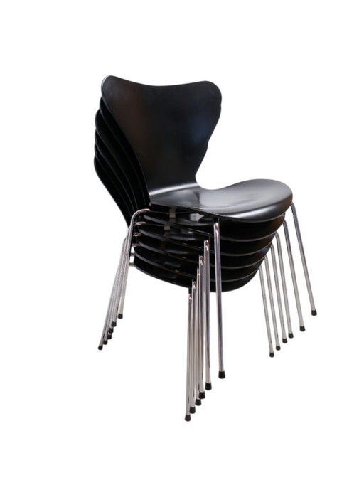 Set van 6 vlinderstoelen Fritz Hansen 1994