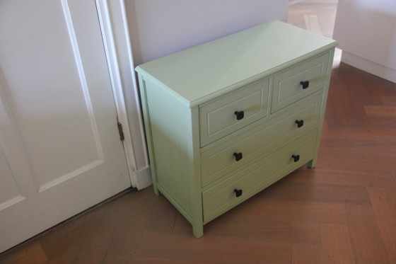 Cassettiera verde chiaro con 4 cassetti – Cassettiere, Wood (photo 6 of 9)